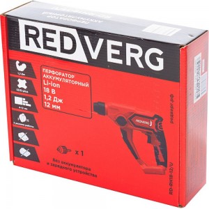 Аккумуляторный перфоратор REDVERG RD-RH18-12/U 6672876