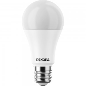 Светодиодная лампа РЕКОРД LED А60-U 12W Е27 3000К 23951