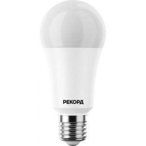 Светодиодная лампа РЕКОРД LED А60-U 15W Е27 3000К 23942