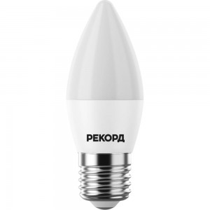 Светодиодная лампа РЕКОРД LED B37-U 8W Е27 3000К 25040