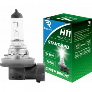 Галогенная лампа Rekzit Standard H11, 55 Вт, 12 В 90110