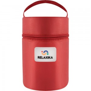 Термос для еды Relaxika 301 1 литр, в чехле, стальной R301.1000.1P