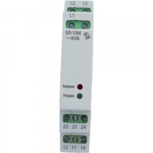 Реле контроля трехфазного напряжения Реле и Автоматика, ЕЛ-13М 400В 50Гц A8222-34125681