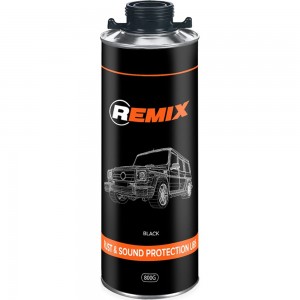 Антикоррозионное покрытие REMIX RUST & SOUND PROTECTION UBS 0,8 кг, черный RM171301