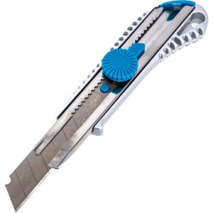Нож с винтовым фиксатором, 18 мм РемоКолор Aluminium-twist 19-0-312