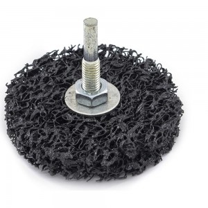 Круг зачистной полимерный коралловый со штифтом Black (75х15х6 мм; зернистость грубая coarse) РемоКолор 37-1-408
