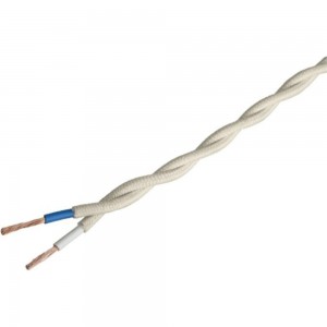 Силовой кабель Retro Electro ретро, 2х2,5, слоновая кость, длина бухты 50 2254754