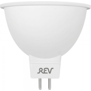 Светодиодная лампа LED MR16 GU5.3 7W 560Лм, 3000K, теплый свет, 12V REV 32373 0