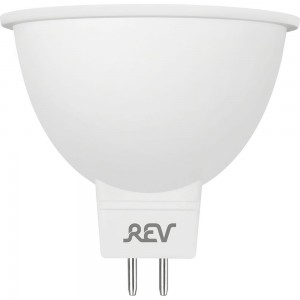 Светодиодная лампа LED MR16 GU5.3 7W 560Лм, 4000K, холодный свет, 12V REV 32374 7