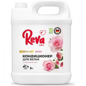 Кондиционер-ополаскиватель для белья Reva Care AROMA LUX Роза, 5л R285004KNS