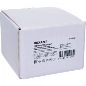 Механический терморегулятор REXANT RX-308B (белый) 51-0562