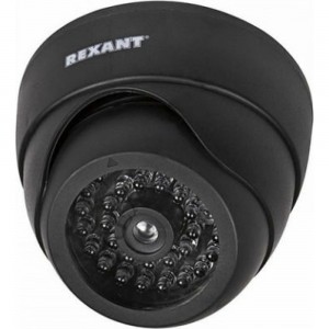 Муляж внутренней камеры REXANT купольная с вращающимся объективом, черная 45-0230