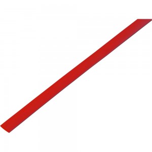 Термоусадка REXANT 5.0/2.5 мм, 1 м, красная 20-5004