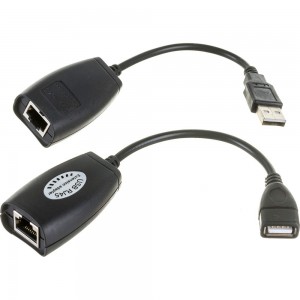 USB удлинитель REXANT по витой паре 8p8c 18-1176