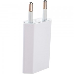 Сетевое зарядное устройство REXANT iPhone/iPod USB белое СЗУ 5V, 1000 mA 18-1194