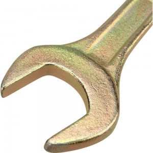 Гаечный рожковый ключ желтый цинк REXANT 19х22 мм 12-5831-2