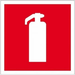 Наклейка-знак пожарной безопасности REXANT Огнетушитель, 200x200мм 56-0051