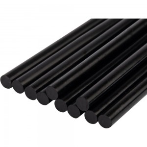 Клеевые стержни (10 шт; 7х200 мм; черные) REXANT 09-1104
