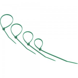 Нейлоновая кабельная стяжка REXANT 150x2,5мм, зеленая 25 шт/уп 07-0153-25