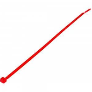 Нейлоновая кабельная стяжка REXANT 200x3,6мм, красная 25 шт/уп 07-0206-25
