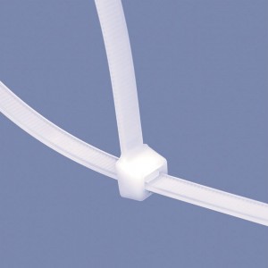 Кабельная нейлоновая хомут-стяжка REXANT 250x7,6 мм, белая, упаковка 100 шт. 07-0252