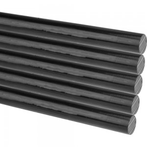 Клеевые стержни (1 кг; 7.4 мм; 200 мм) черные REXANT 09-1104-1