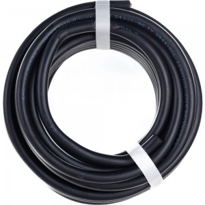 Гибкий сварочный кабель REXANT КГтп-ХЛ 1х10 кв.мм, 10 метров 01-8410-10