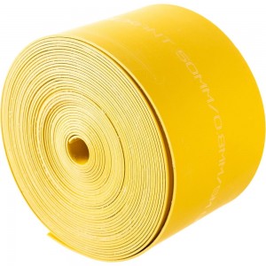 Термоусаживаемая лента с клеевым слоем REXANT 50 мм х 0,8 мм, желтая, 5 м, ТЛ-0,8 48-9012