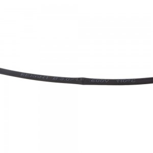 Термоусаживаемая трубка REXANT 3,0/1,5 мм черная, ролик 2,44 м 29-0006