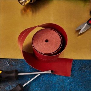 Термоусаживаемая лента с клеевым слоем REXANT 50 мм х 0,8 мм, красная, 5 м, ТЛ-0,8 48-9014