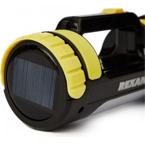 Светодиодный аккумуляторный фонарь REXANT с боковым светом, powerbank, солнечная батарея 75-7822
