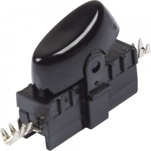 Выключатель кнопка на электропровод REXANT 250V 2А ON-OFF черный 36-3018