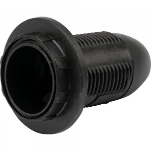 Термостойкий подвесной патрон REXANT пластиковый с кольцом Е14 черный 11-8827
