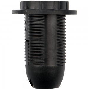 Термостойкий подвесной патрон REXANT пластиковый с кольцом Е14 черный 11-8827