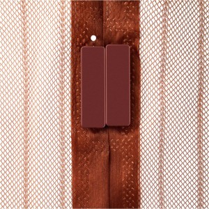Дверная антимоскитная сетка с магнитным замком REXANT 210x100 см, коричневая 71-0220