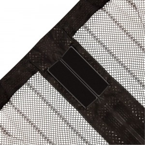 Дверная антимоскитная сетка с магнитным замком REXANT 210x100 см, черная 71-0221