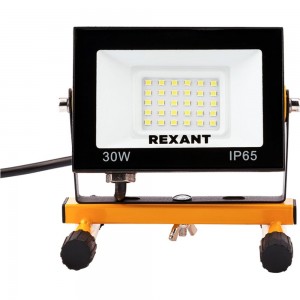 Прожектор с переноской REXANT EXPERT 30 Вт 2400 Лм 6500 K шнур с вилкой 0,5 м 605-021
