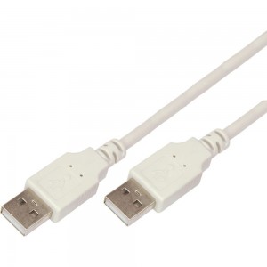 Кабель USB A - USB A REXANT 3 метра, серый 18-1146