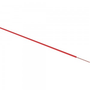 Автомобильный провод ПГВА/ПВАМ REXANT 1x0,75 мм красный, бухта 10 метров 01-6504-2-10