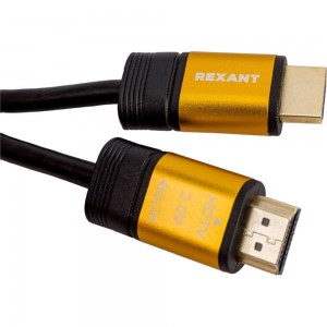 Кабель HDMI 2.0 REXANT Gold, 4К 60Hz, 1,5 метра 17-6103