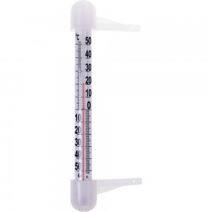 Оконный термометр REXANT d18 мм, полистирольная шкала, на гвоздик 70-0502