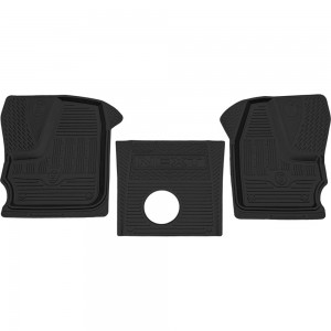 Салонный резиновый коврик REZKON черный для Газель Next 13-16 передний ряд сидений 1040005400