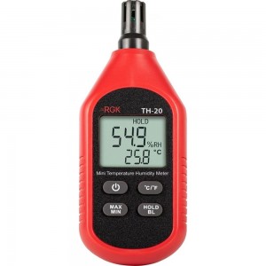 Термогигрометр RGK TH-20 с поверкой 778619