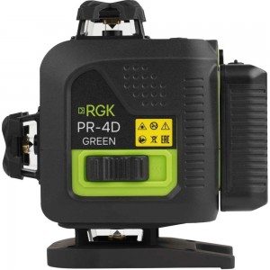 Лазерный уровень RGK pr-4d green 756839