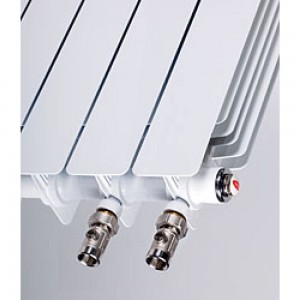Радиатор RIFAR Monolit Ventil 350 х 4 сек НП лев MVL 50мм RM35004НЛ50