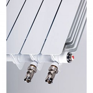 Радиатор RIFAR Monolit Ventil 500 х 8 сек НП лев MVL 50мм RM50008НЛ50