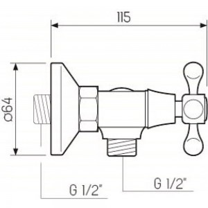 Смеситель для душа РМС SL71-003 