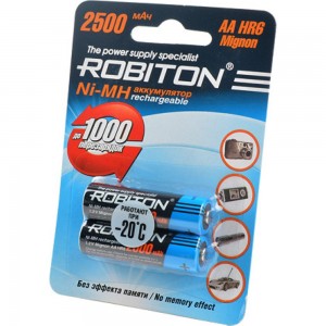 Аккумулятор ROBITON 2500MHAA-2 BL2 (2шт) 8793