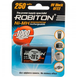 Аккумулятор ROBITON 250MH9-1 BL1 8801