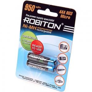 Аккумулятор ROBITON RTU950MHAAA-2 BL2 (2шт) 9792